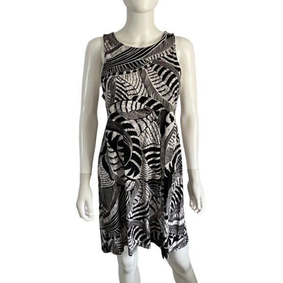 Athleta Santorini High Neck Zuma Print Sleeveless Dress LP - Picture 1 of 6